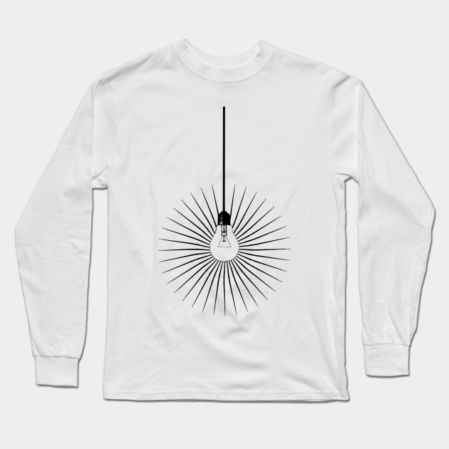 Lightbulb Long Sleeve T-Shirt by Ludwig Wagner